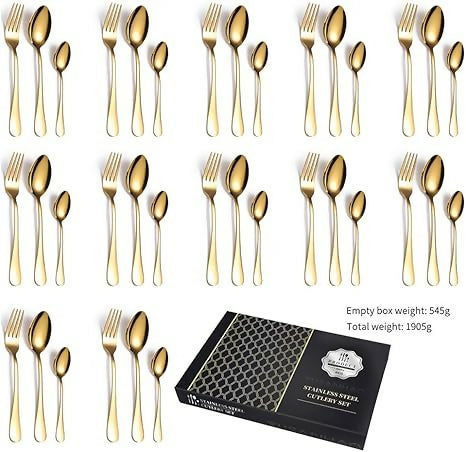 24pc Stainless Steel Cutlery Set in Gift Box