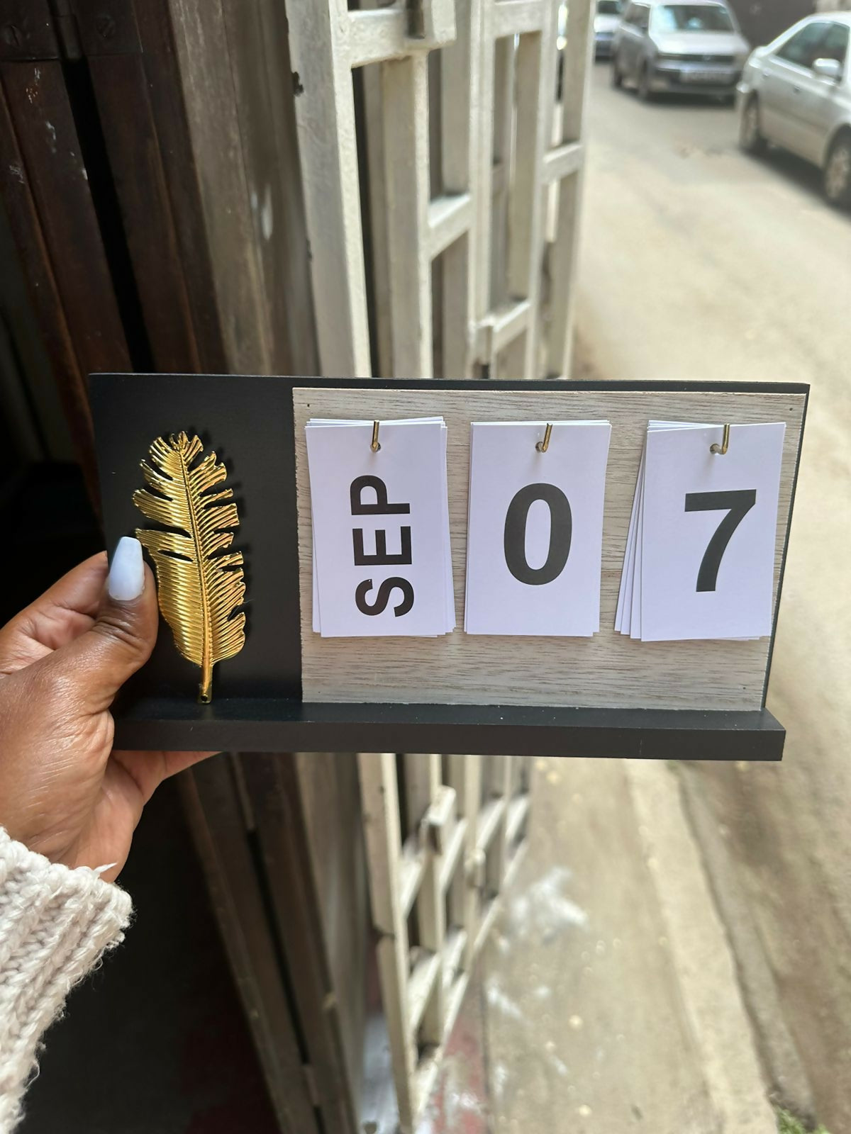 Wooden Calendar