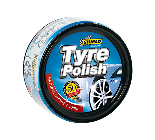 Shield Tub Of Car Tyre Polish