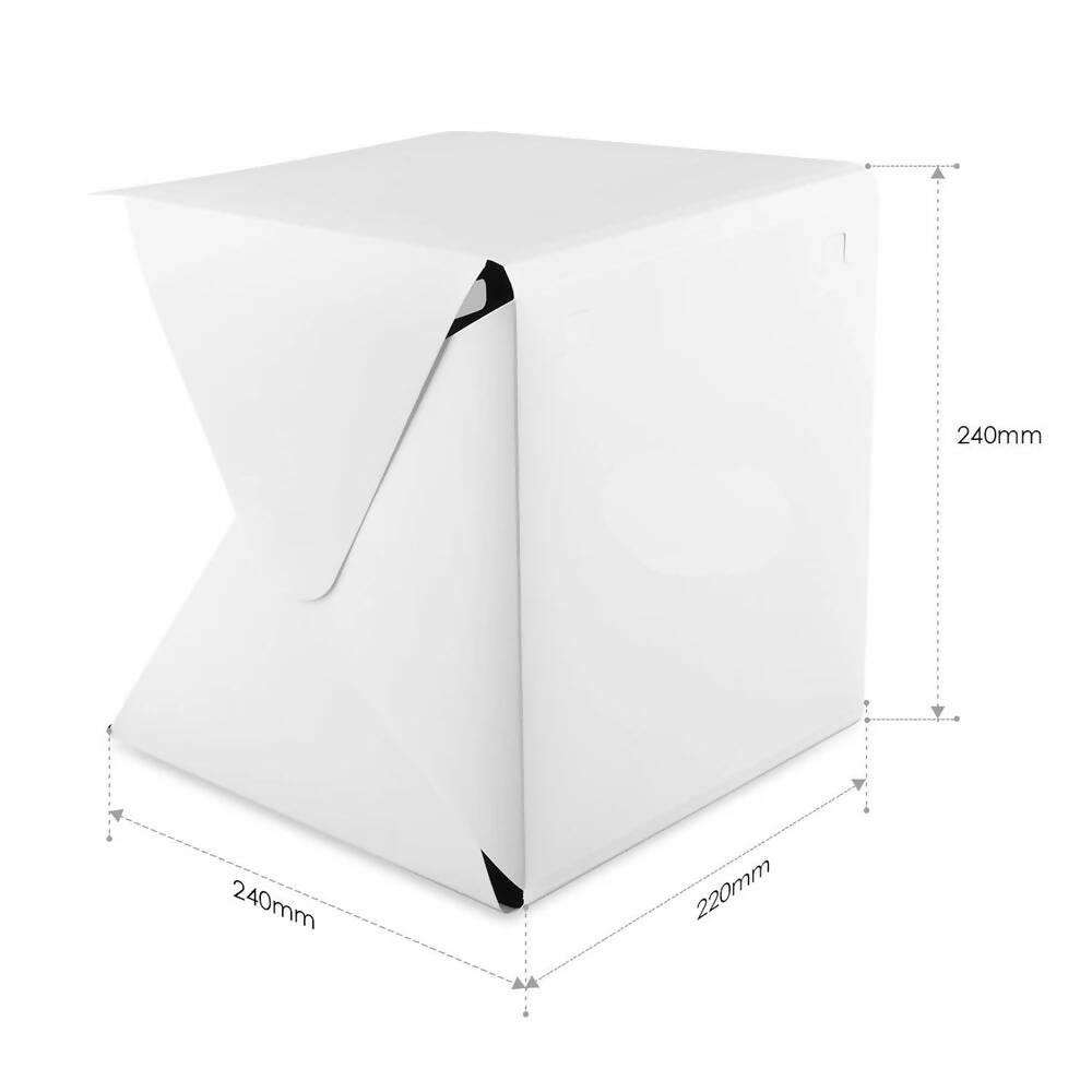 YIXIANG 240*220*240mm mini light strips Professional Portable Mini Kit Photo Photography Studio led photo Light Box Softbox