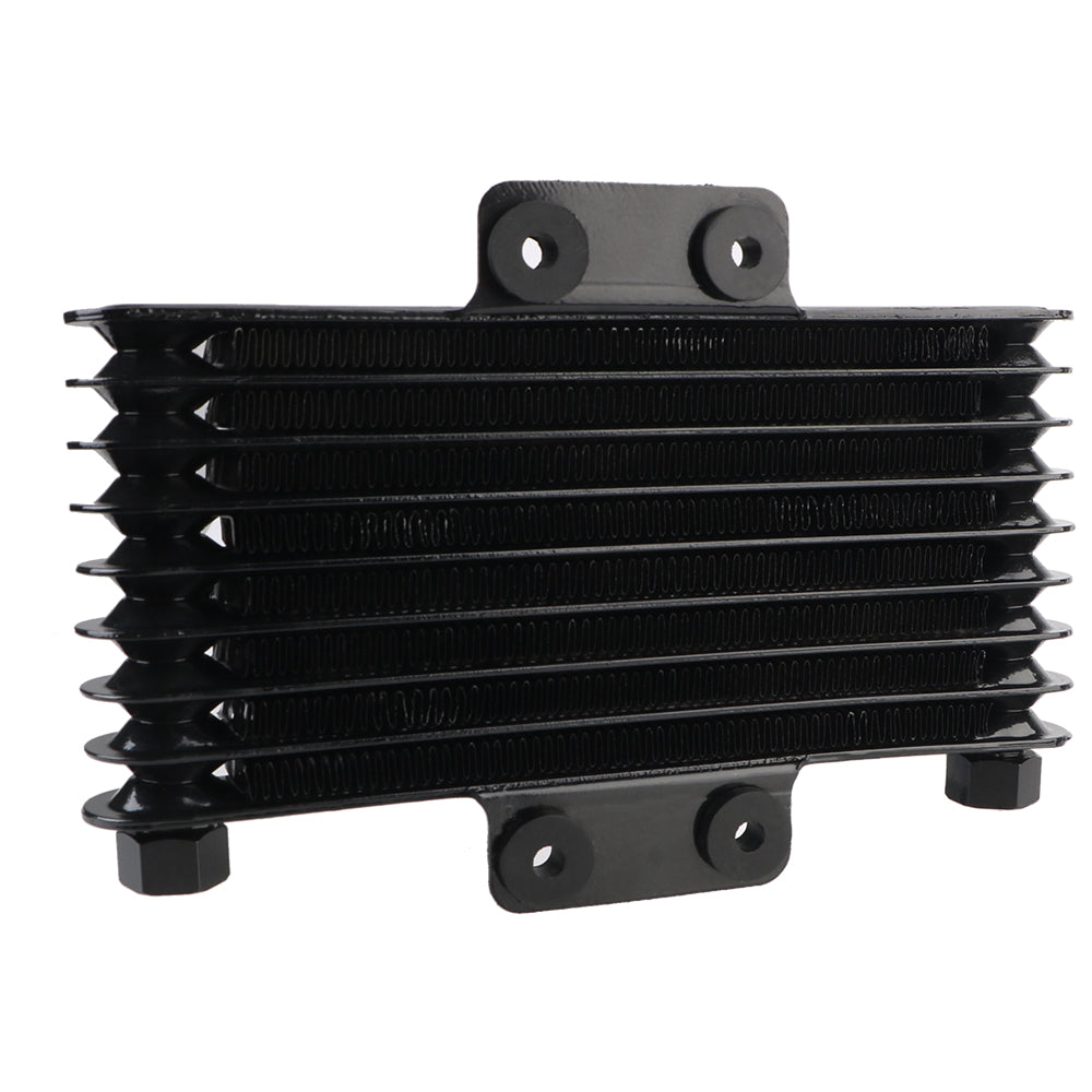 Moto ATV Modification Aluminum Alloy Cooling System Motorcycle Radiator Condenser 8 Row Engine Oil Cooler Transmission Radiator
