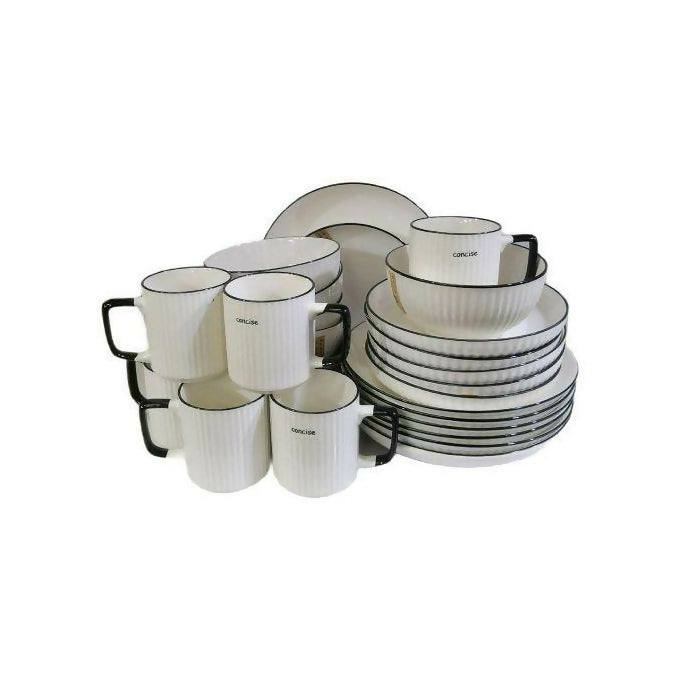 24 pcs ceramic dinner set