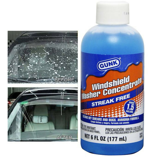 Gunk Concentrated Streak Free Windshield Washer