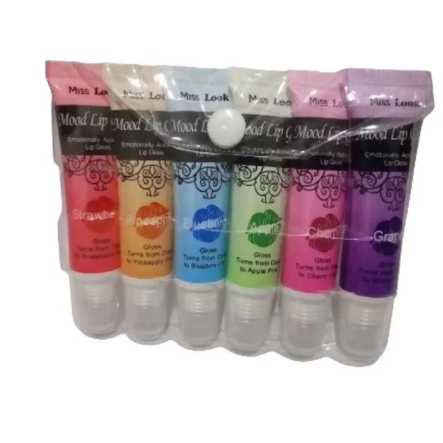 6Pcs/Set Mood Lip Gloss