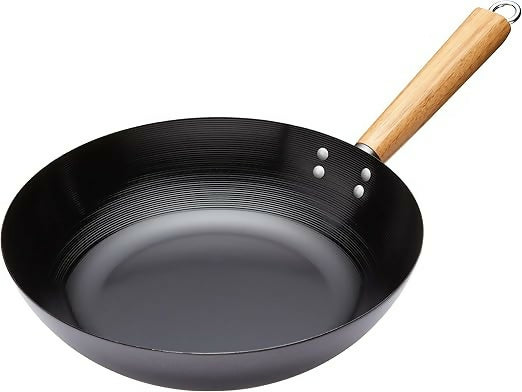 Classic Nonstick Wok – 24cm with Wooden Handle