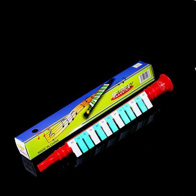 Melodica 13 Key Music Blow Pipe Toy Horn Clarinet Piano Mouth Organ Instrument, Mouth Organ Flute/Trumpet Shaped