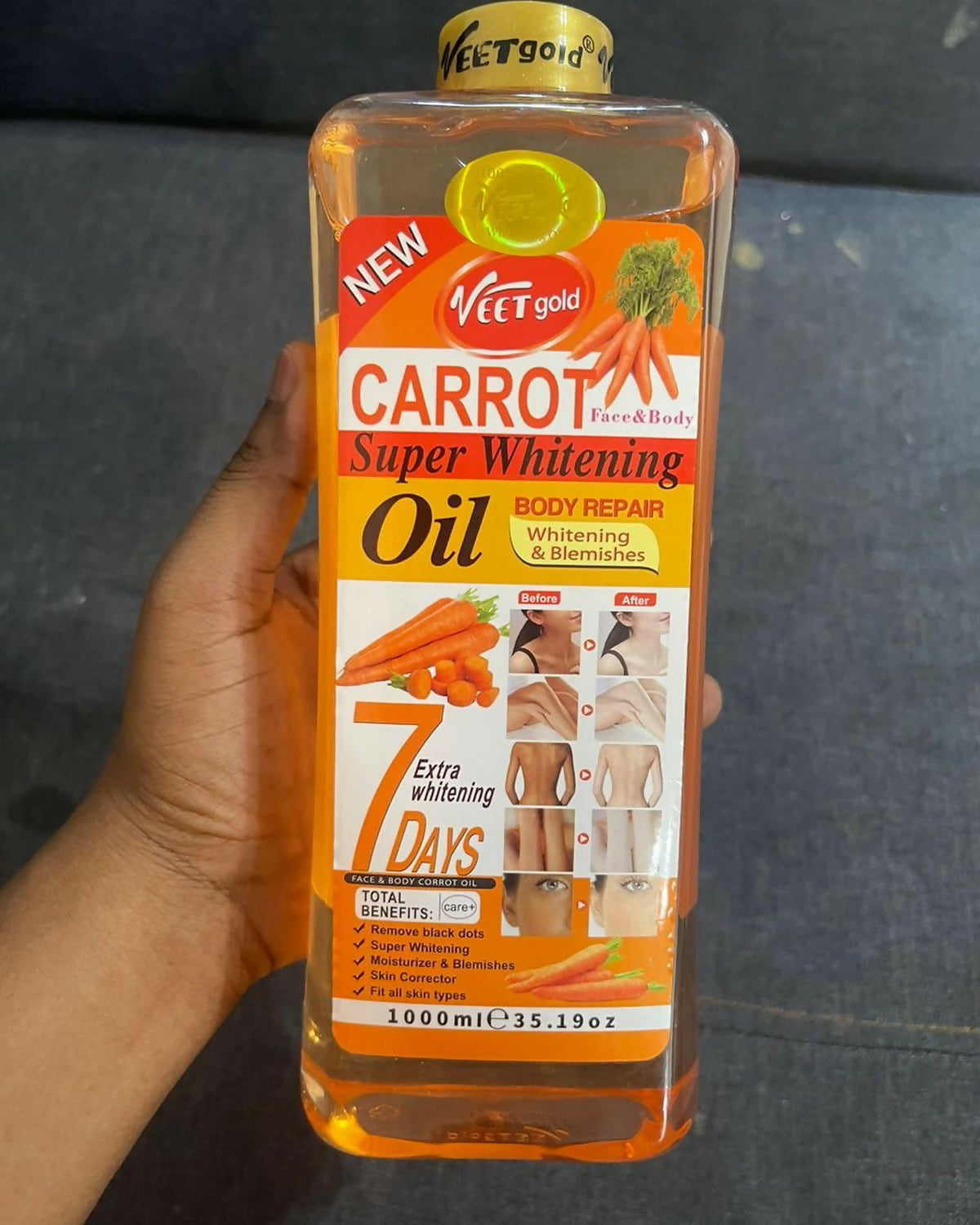 VEET GOLD Carrot supper whitening oil