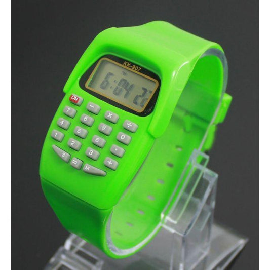 Children's Multifunction Watch Digital Calculator Watch Function Casual Silicone Sports For Kids Children Calculating