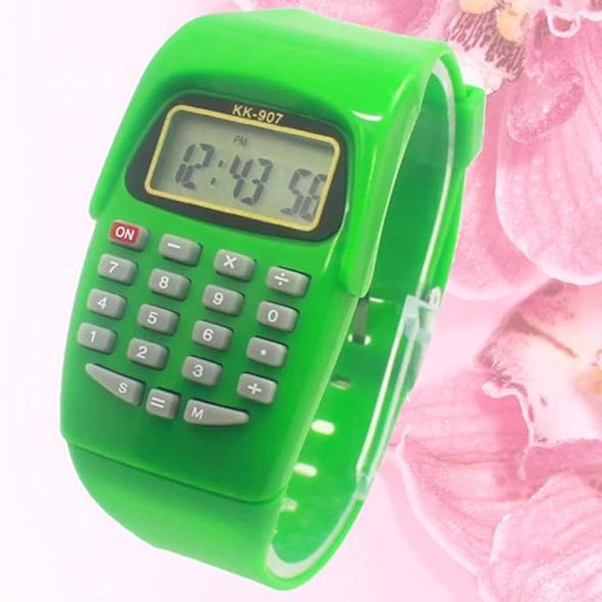 Children s Multifunction Watch Digital Calculator Watch Function Casual Silicone Sports For Kids Children Calculating