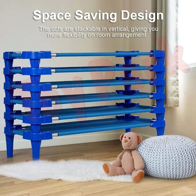 Kids Stackable Bed, Standard Stackable Kiddie Kots, Kindergarten Stackable Children's Bed