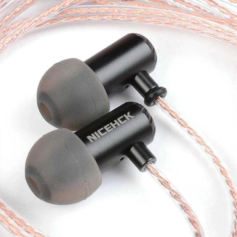 NICEHCK X39 IEM Aluminum Alloy Shell HIFI Microphone Earbud 6mm Titanium Plated Dynamic Headset Bass Vocal DJ In-ear Earphone