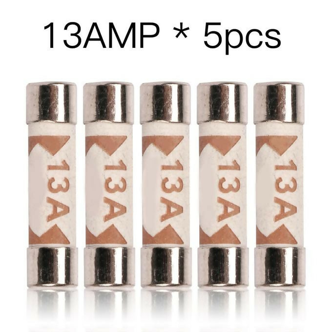 13 Amp Fuse Cartridge Fuses Ceramic Domestic Mains Household Plug