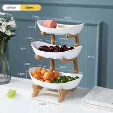 3-tier fruit bowl candy bowl Snack