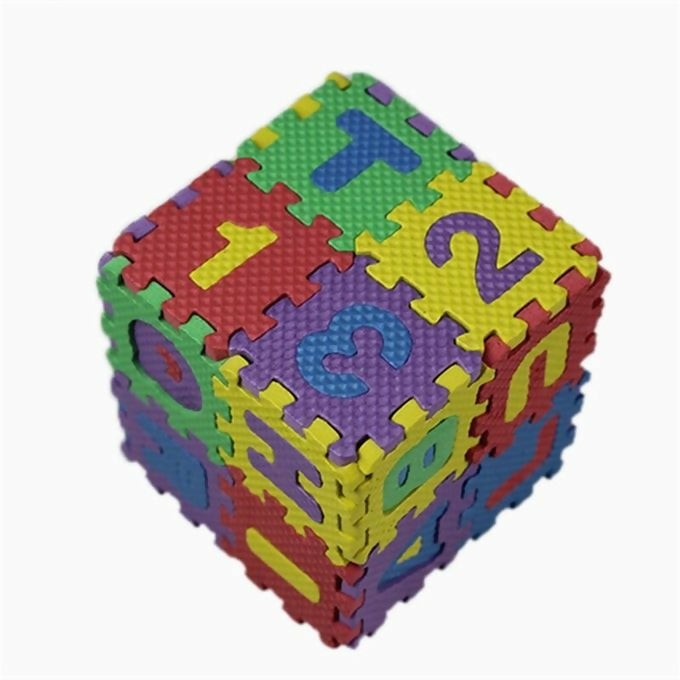 Jin 36pcs Small Puzzle Baby Educational Toy Alphanumeric Foam