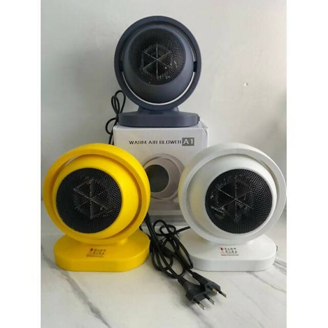 Mini Ceramic Electric Room Heater High Output Fan, Silent Electric Heater, Even Head Distribution