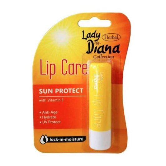 Sun Protect, Lip Care Balm 3gm, Lady Diana Lip Care, Anti-Age with Vitamin E