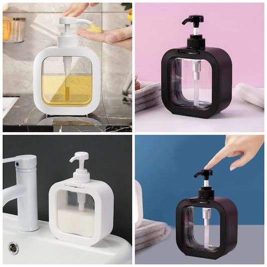 Liquid Soap Dispenser, Megory Soap Dispenser, Shampoo Conditioner, Shower Gel Dispenser with Pump and Waterproof Labels