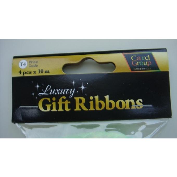 Luxury 4pcs X 10M Gift Ribbons Wrapping Set, Designed to Impress