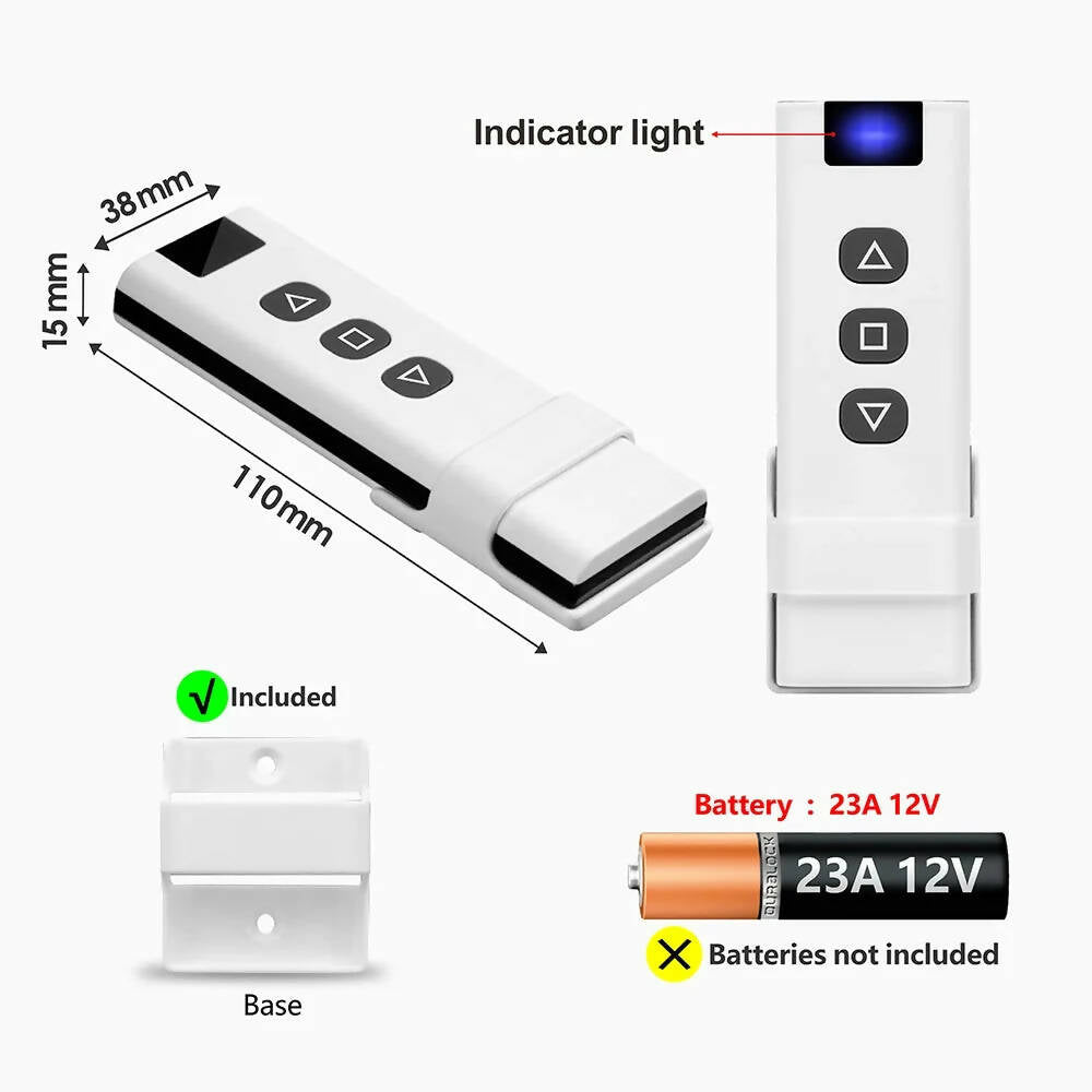 RF 433Mhz Roller Blinds Curtain Switch Module Remote Control 110V 220V 240V Smart Home for Roller Shutter Electric Blind Motor