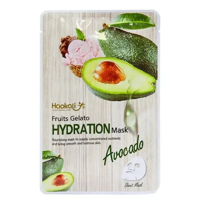 10PCS Haokali Avocado Face Masks