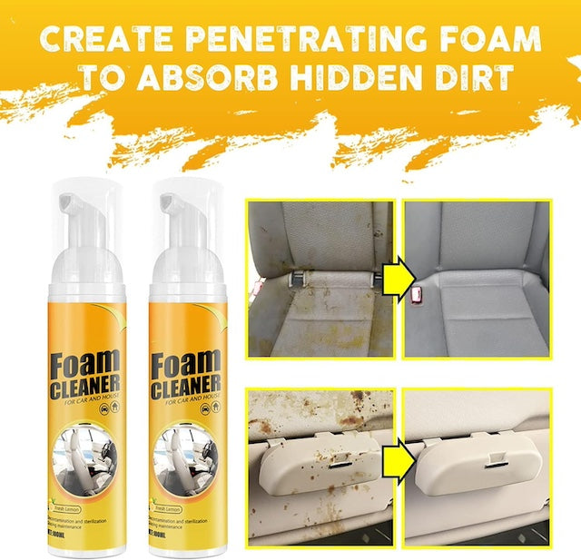 100ml Foam Cleaner, Multipurpose Foam Cleaner for Cars and Households