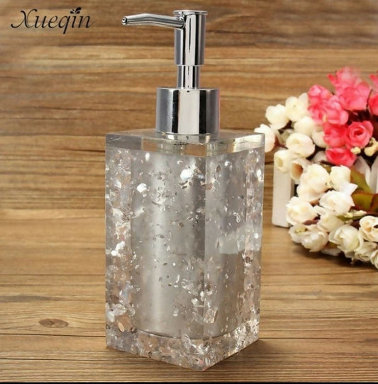 *280ml square resin sparkling soap dispenser