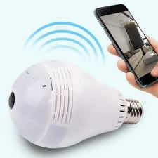 Smart CCTV camera bulb