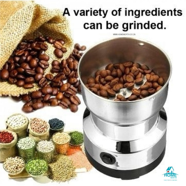 Nima Mini Electric Grinder, Household Electric Cereals Grain Grinder, Spices Milling Ultra Fine Dry Food Powder Machine