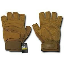 Tactical fingerless gloves