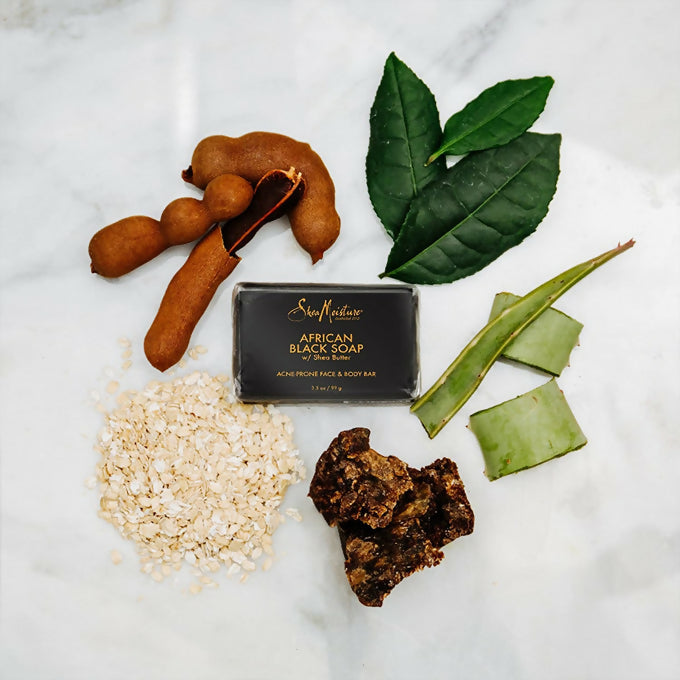 African Black Soap Problem Facial Bar Soap (3.5oz - 99g)