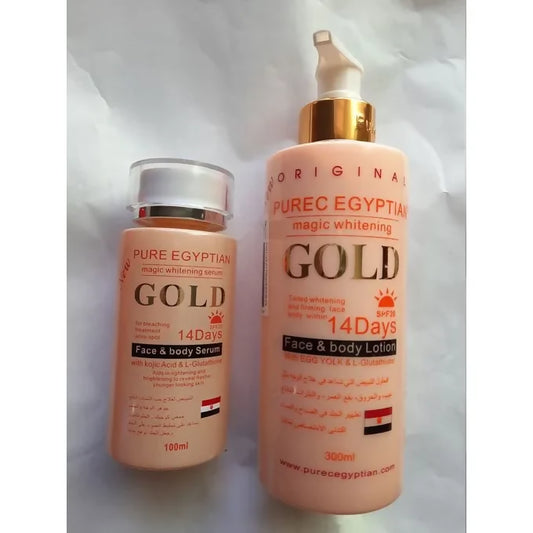 Egyptian Magic Whitening Gold Set Lotion + serum