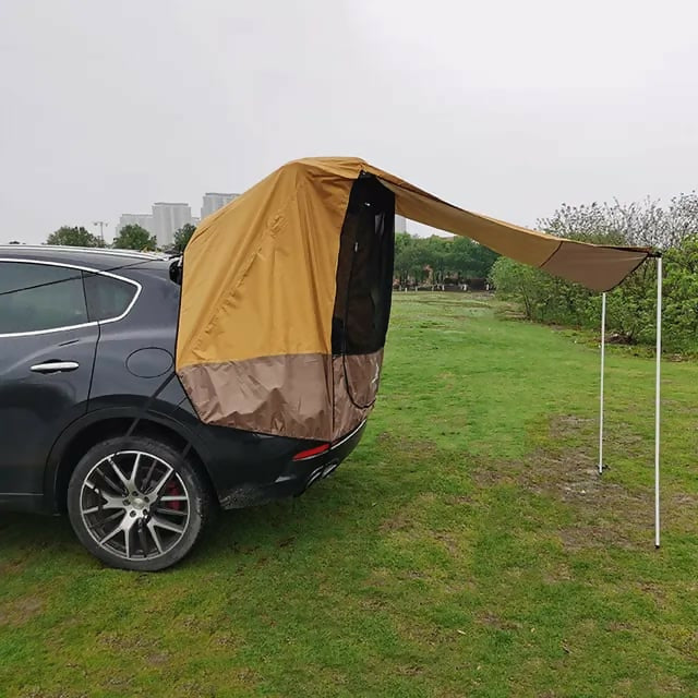 Brown Tailgate tent/Retractable car rear tent