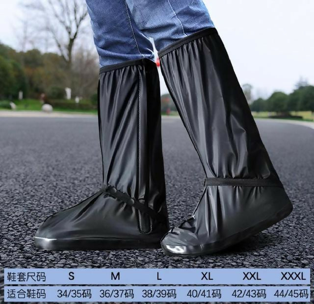 Water Resistant Reusable Rain Shoe, Foldable Thickened And Sturdy Shoe Cover, Rainproof Boot Cover