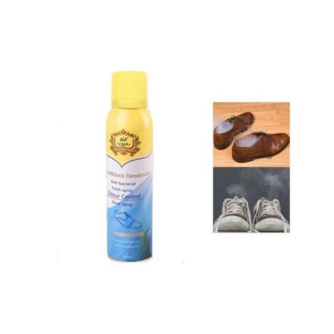 Odour Control Deodorizing Spray for Shoes, Socks, Eliminates Bad Odors Oduors 24 Hour Performance Anti-bacterial