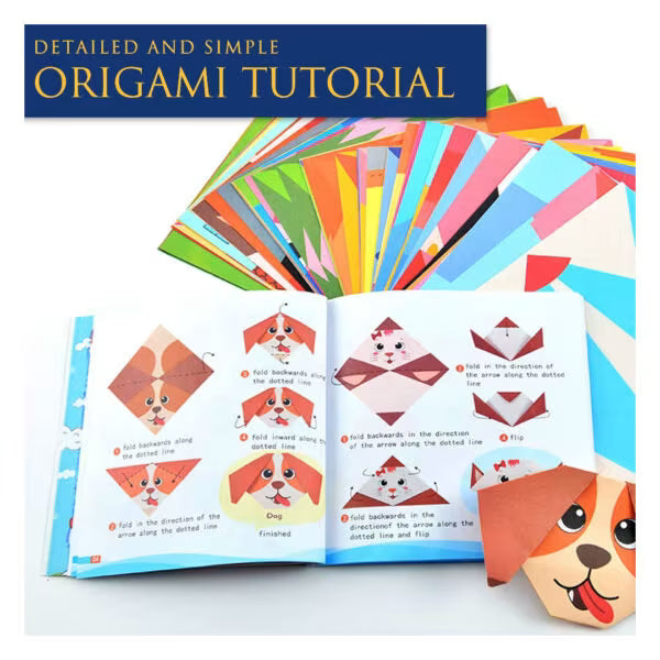 Colorful Origami Kit with Step-by-Step Tutorials