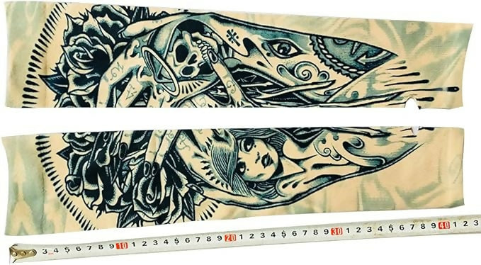 Fashion 3D Tattoo Printed Arm Sleeve