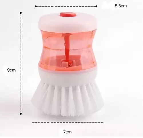 Dish Washing Brush With Soap Dispenser