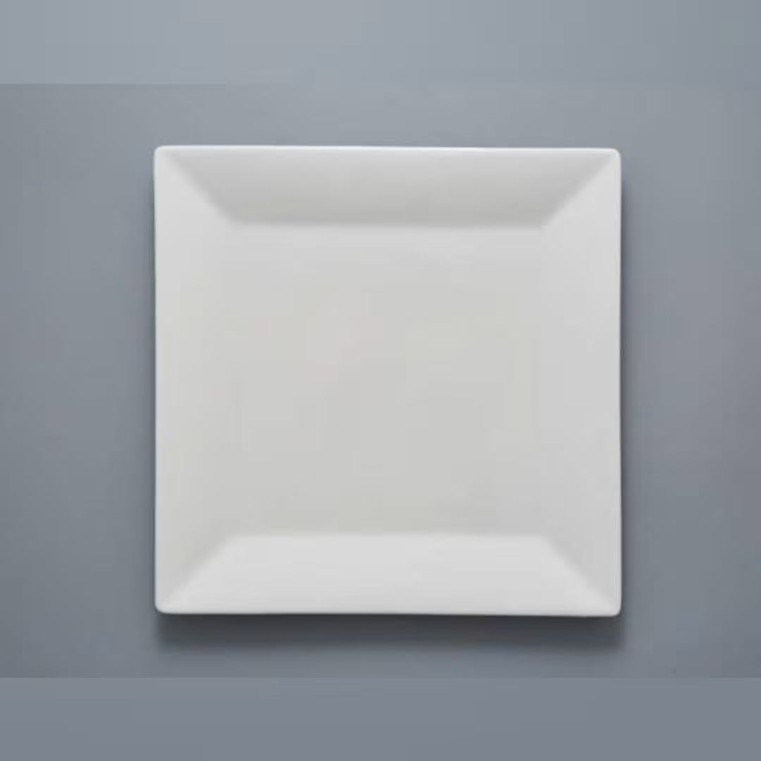 20, 25, & 30cm Porcelain Square Plate