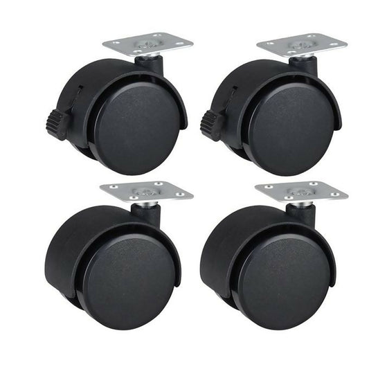 4 Pack Twin Wheel Casters