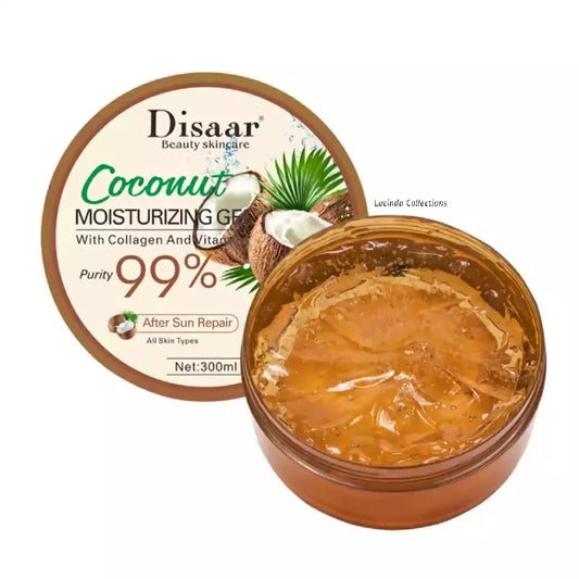 Disaar Coconut Moisturizing Gel With Collagen & Vitamins 99% Purity
