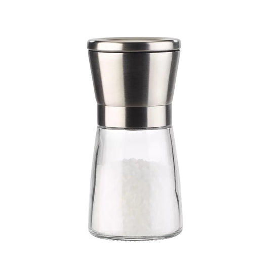 Salt/Pepper Mill Silver Top 6.5x19cm