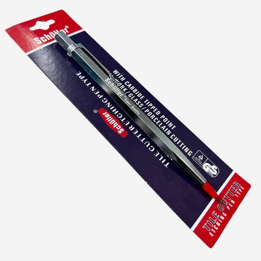 Schuller Tile Cutter Pen, Tile Cutter Etching Pen Type with Carbide Tipped Point for Metal Work / Glass / Porcelain Cutting