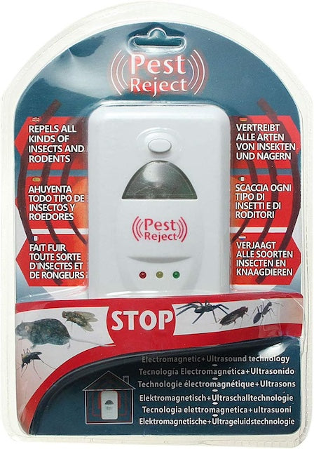 Pest Reject Ultrasound Mouse Cockroach Repeller Device, Insects Rats Spiders Mosquito Killer Pest, Control Household Pest Repeller