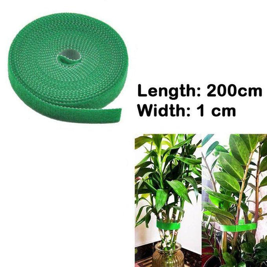 Adjustable Plant Bandage Hook Tie Support, Reusable Fastener Tape For Home Garden Accessories - 200cm