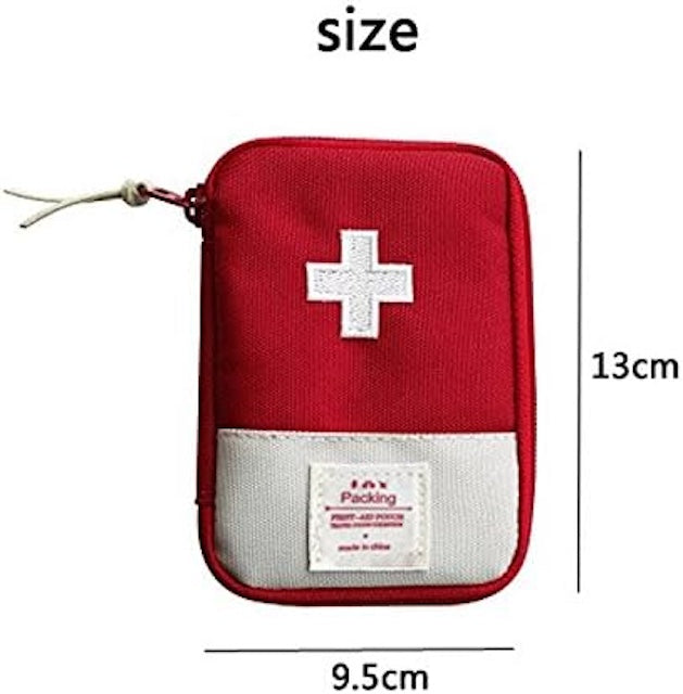 Portable First Aid Storage Bag, Emergency Survival First Aid Pack, Outdoor Travel Medical Sport Bag Pouch Stash