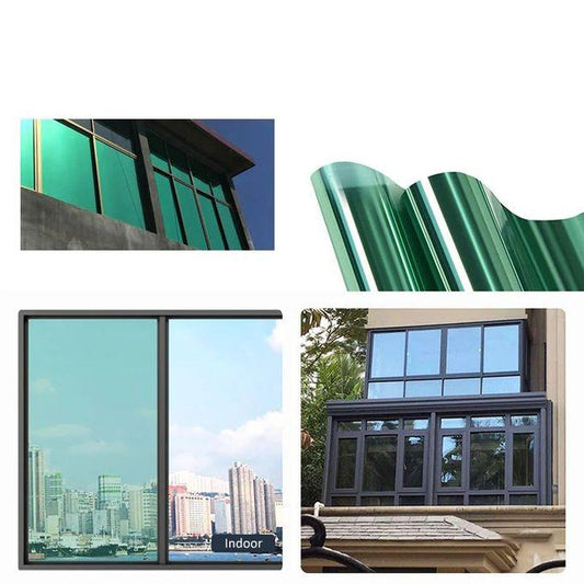 Easy to Install Privacy Window Film One Way Mirror Reflective UV, Blocks Infrared rays