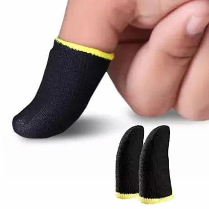 2pcs Mobile Gaming Thumb & Finger Sleeves Anti-Sweat Breathable for PUBG BGMI COD FREEFIRE FORTNITE Gloves Cover