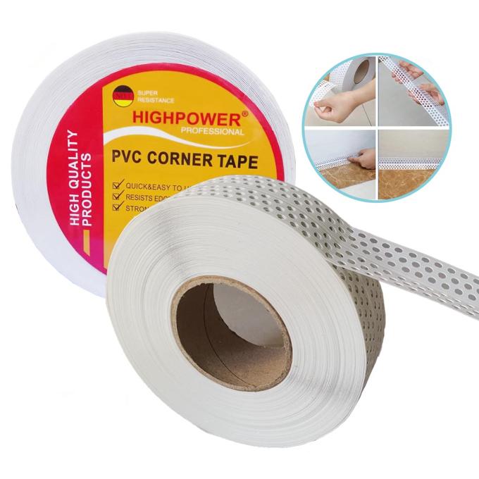 Professional Plastering Corners Bead Dry Wall Crack Filling & Ceiling Joint Patch - PVC Corner Tape