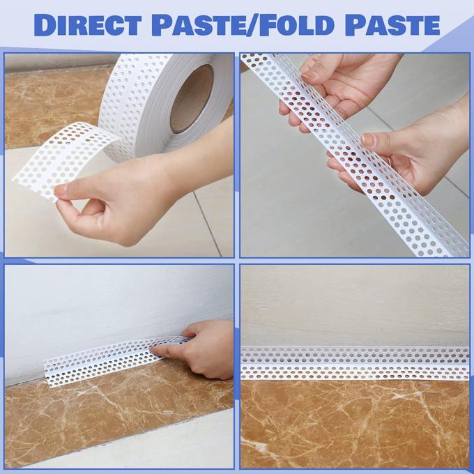 Professional Plastering Corners Bead Dry Wall Crack Filling & Ceiling Joint Patch - PVC Corner Tape