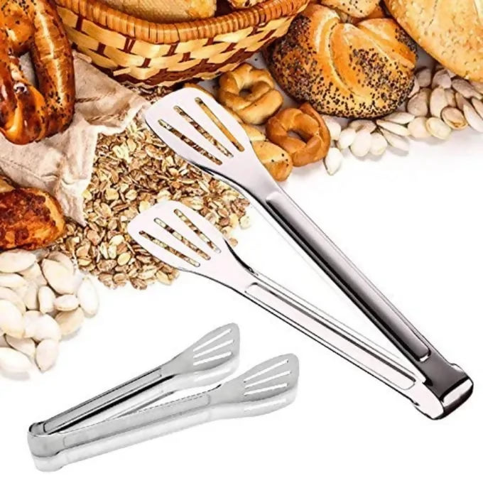 1Pc Stainless Steel Tongs